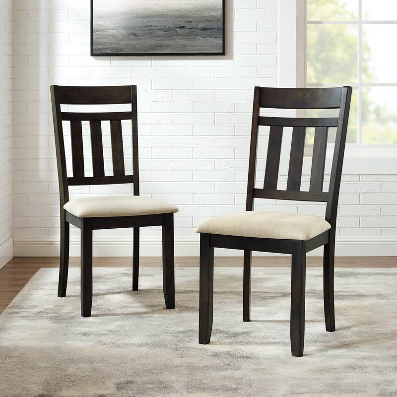 Crosley Hayden 2 pc Slat Back Dining Chair Set