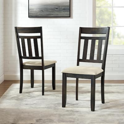 Crosley Hayden 2 pc Slat Back Dining Chair Set