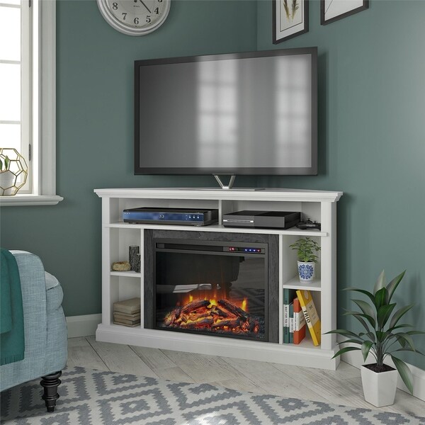 Shop Avenue Greene Teton Way Electric Corner Fireplace for TVs up to 50