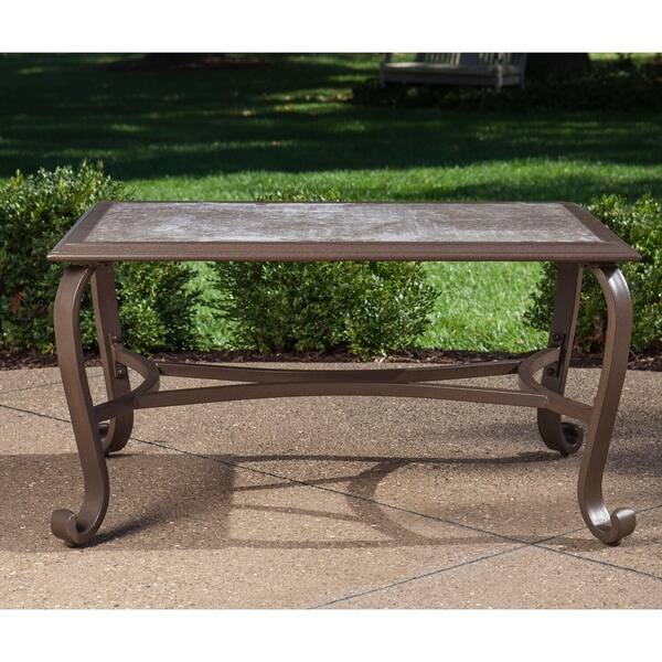 Hanover Ventura 35 In X 25 Tile Top Coffee Table Hanover Ventura 35 In X 25 Tile Top