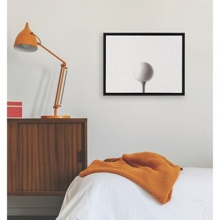 DesignOvation Sylvie Horizontal Golf Ball Portrait Framed Canvas - Bed ...