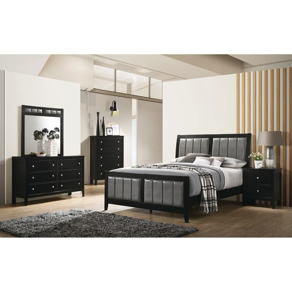 Copper Grove Zwolle Black 5-piece Panel Bedroom Set