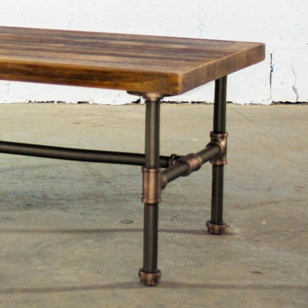 industrial pipe coffee table legs