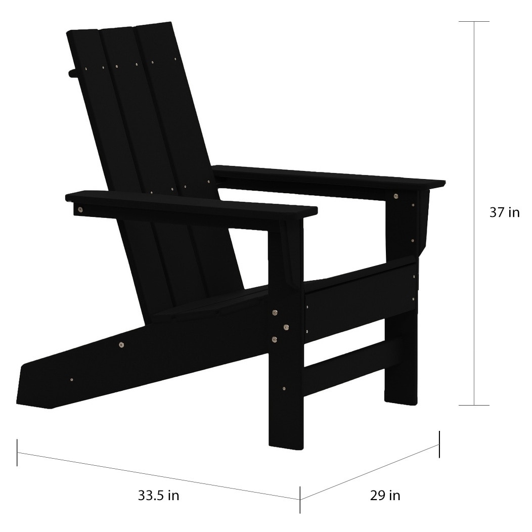 hawkesbury recycled plastic modern adirondack chairs set of 4 havenside home