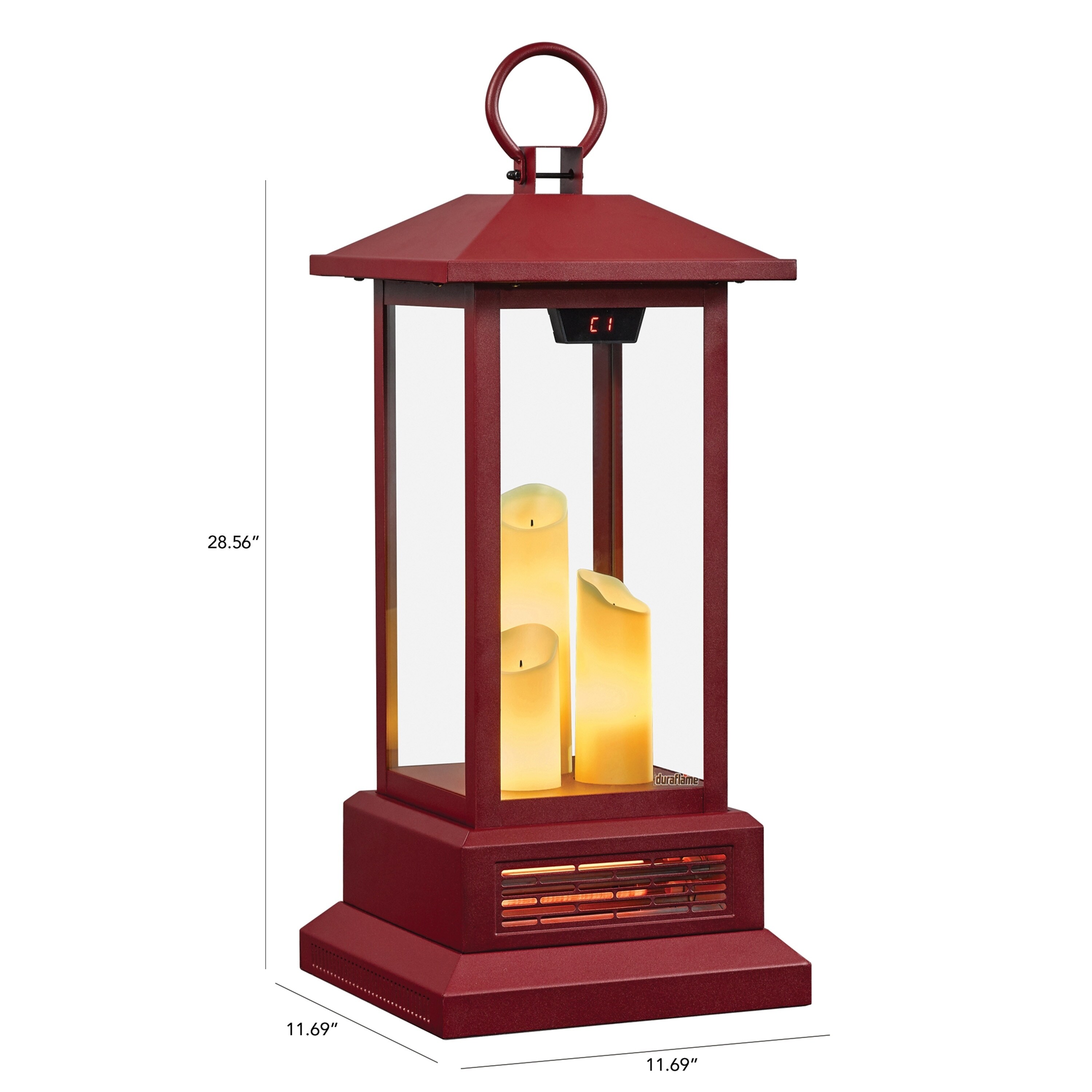 duraflame 28 Electric Lantern with Infrared Heat and Remote