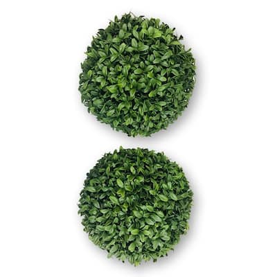 Regency Boxwood Kissing Ball Pair 8.5" Set of 2