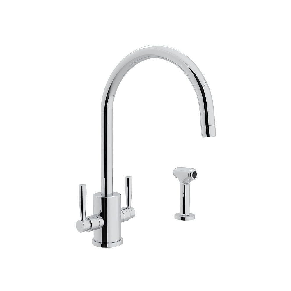 Shop Rohl U 4312ls Apc 2 Perrin And Rowe Kitchen Faucet Free