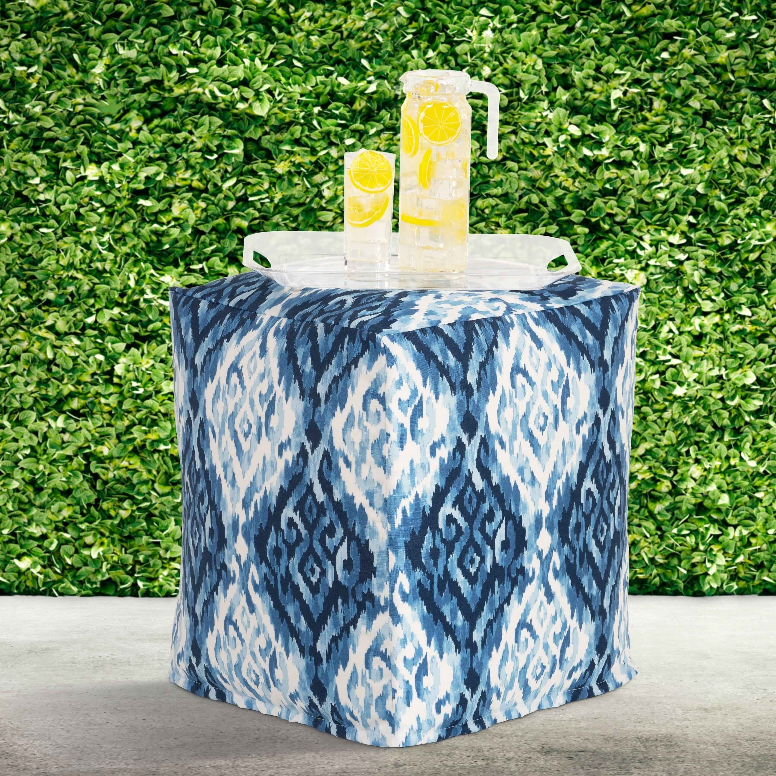 Siscovers Calypso Indoor-outdoor Pouf - 18" x 18" x 20"