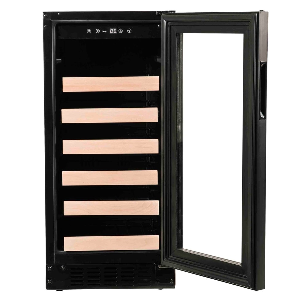 Azure 15 inch Wine Cooler with Overlay Trim Glass Door