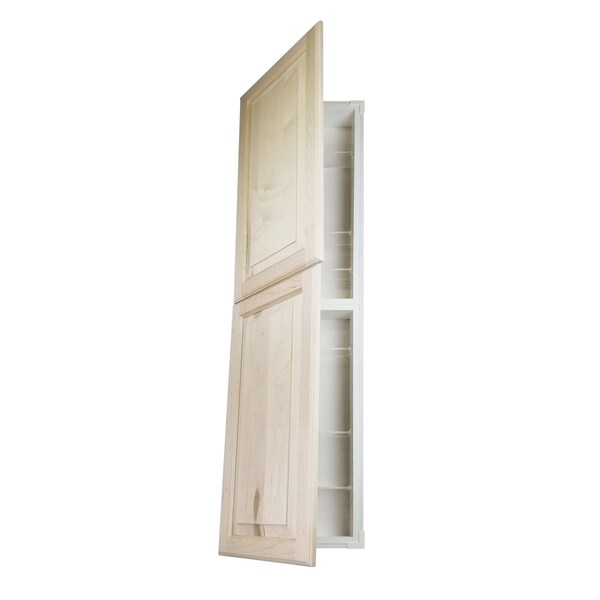 Shop Cimarron Recessed 2-door Pantry style Frameless Bathroom Cabinet ...