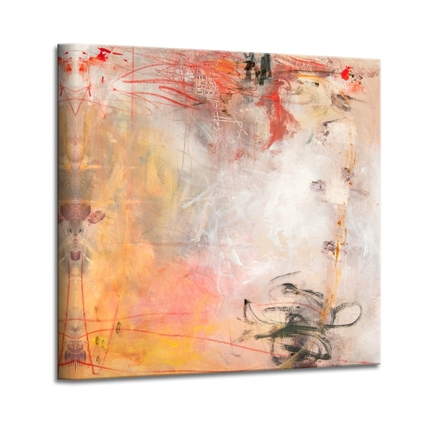 'Rose Water II' Abstract Canvas Wall Art