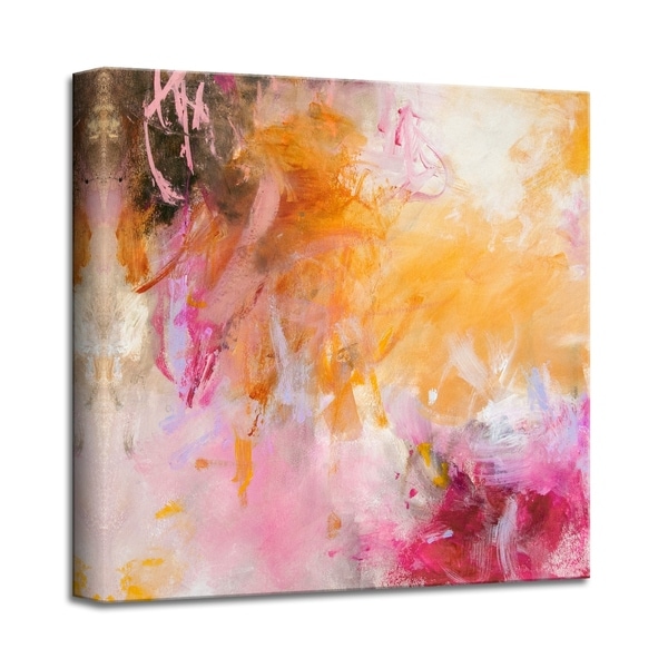 'Springtime in Palm Beach' Abstract Canvas Wall Art