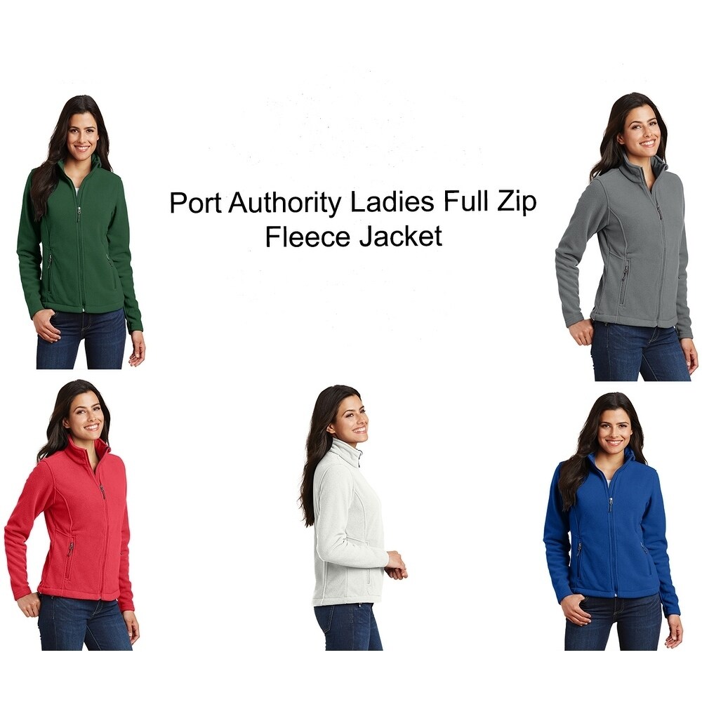 port authority full zip fleece