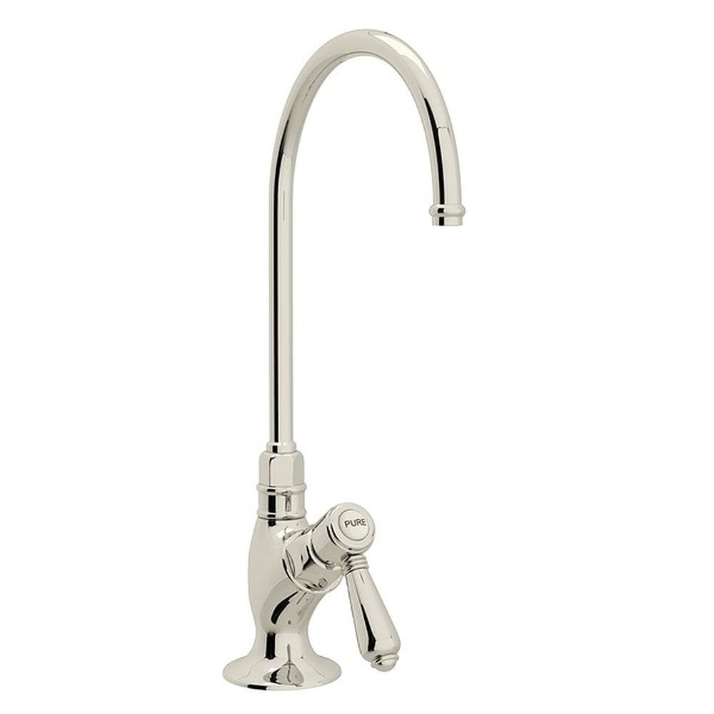 Rohl Italian Brass Single Handle High-arc Kitchen Faucet in the Kitchen  Faucets department at