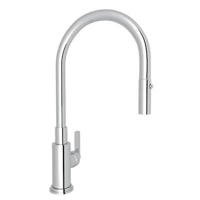 Rohl A3430LMAPC-2 Italian Kitchen Lombardia Pull-Down Faucet With Single-Lever Handle