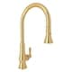 preview thumbnail 2 of 3, Rohl Italian Kitchen Patrizia Pull-Down Faucet with Single-Lever Handle Italian Brass