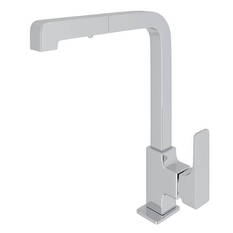 Rohl CU57L-APC-2 Italian Bath Quartile Pull-Out Faucet With Single-Lever Handle