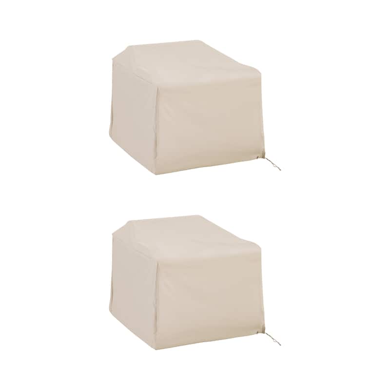 Crosley 2Pc Furniture Cover Set Tan 2 Chairs