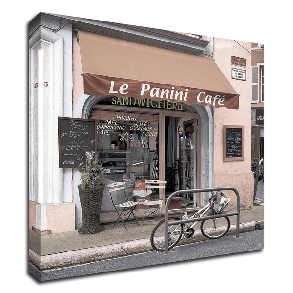 "Le Panini Cafe" by Alan Blaustein, Print on Canvas, Ready to Hang