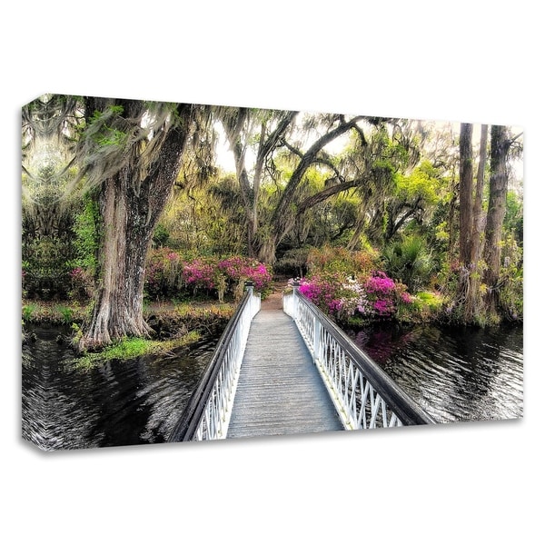 "The Garden Bridge" by Daniel Burt, Print on Canvas, Ready to Hang