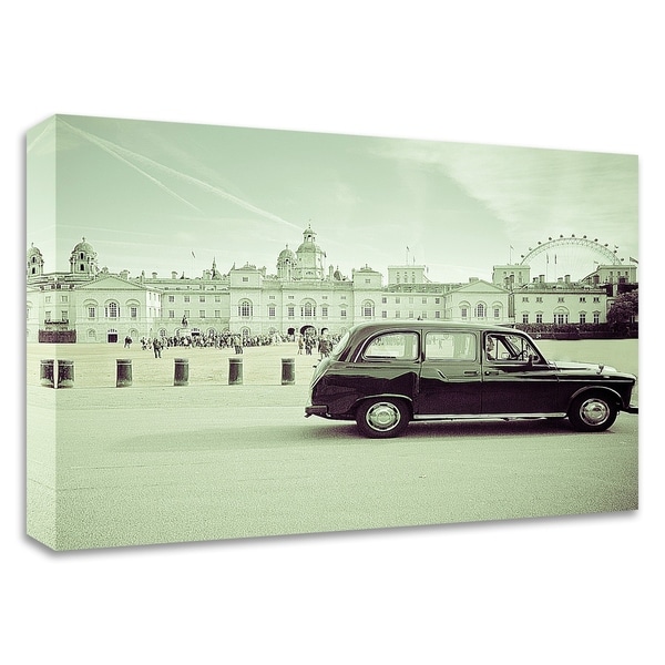 "Day Out London" by Keri Bevan, Print on Canvas, Ready to Hang