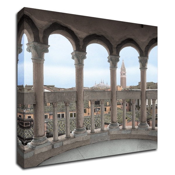 "Arches with Campanile Vista" by Alan Blaustein, Print on Canvas, Ready to Hang