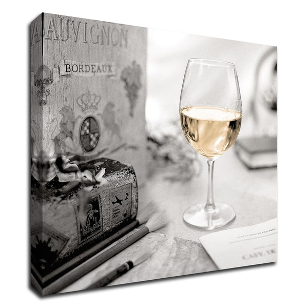 "Vin Blanc" by Alan Blaustein, Print on Canvas, Ready to Hang