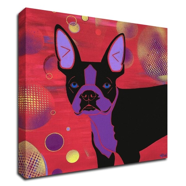 "Bubbly Boston" by Angela Bond, Print on Canvas, Ready to Hang