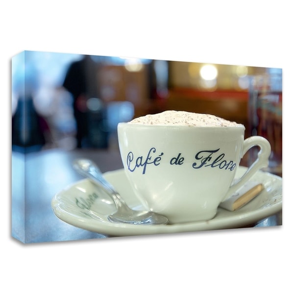"Cafe de Flore" by Alan Blaustein, Print on Canvas, Ready to Hang