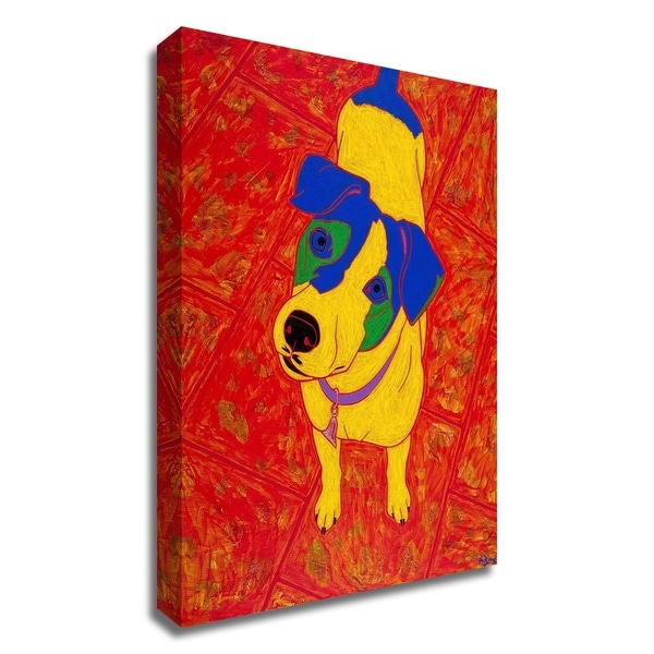 "Feisty Jack Russell" by Angela Bond, Print on Canvas, Ready to Hang