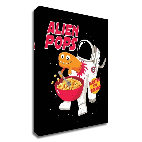 "Alien Pops" by Michael Buxton, Print on Canvas, Ready to Hang