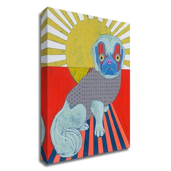 "Pekingese" by Jennifer Davis, Print on Canvas, Ready to Hang