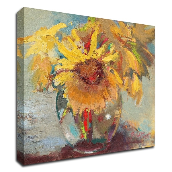 "Water Globe Blossoms" by Beth A. Forst, Print on Canvas, Ready to Hang