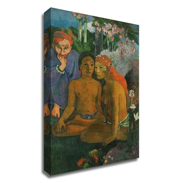 "Contes barbares" by Paul Gauguin, Print on Canvas, Ready to Hang