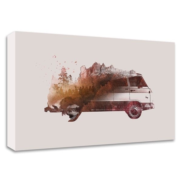 "Drive Me Back Home No. 1" by Robert Farkas, Print on Canvas, Ready to Hang
