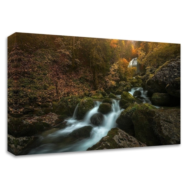 "Resplendent Stream" by Enrico Fossati, Print on Canvas, Ready to Hang