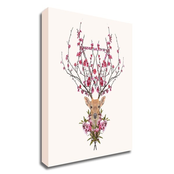 "Spring Deer" by Robert Farkas, Print on Canvas, Ready to Hang