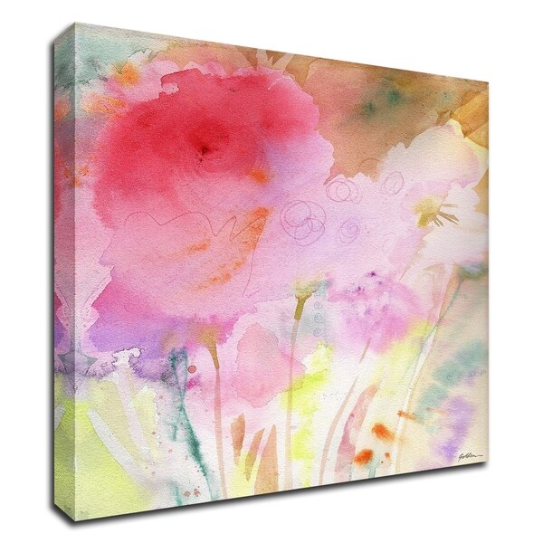 "Pink Whisper" by Sheila Golden, Print on Canvas, Ready to Hang