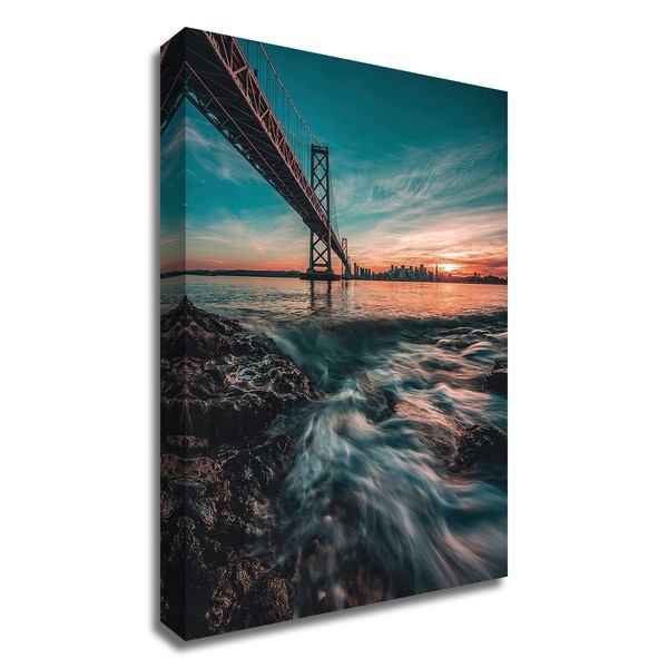 "Down by the Water" by Bruce Getty, Print on Canvas, Ready to Hang