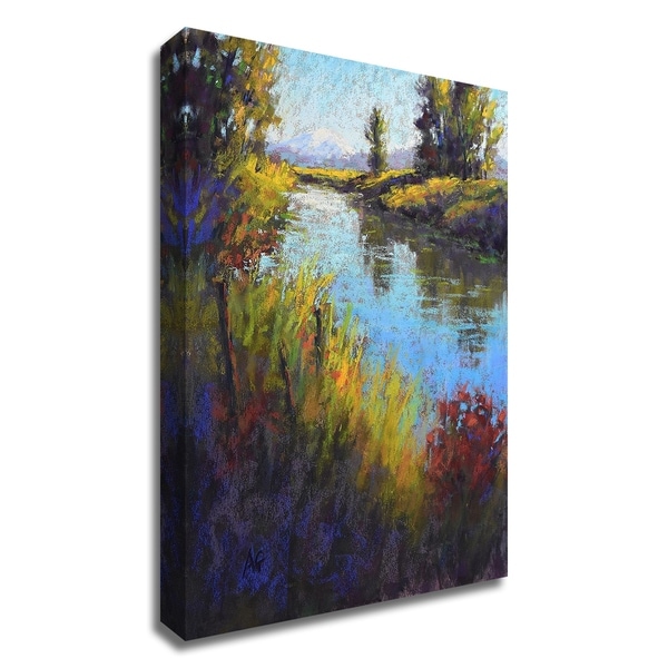 "Looking down the Slough" by Alejandra Gos, Print on Canvas, Ready to Hang
