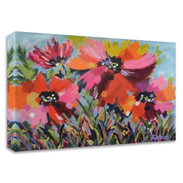 "Red Poppy Field" by Pamela Gatens, Print on Canvas, Ready to Hang