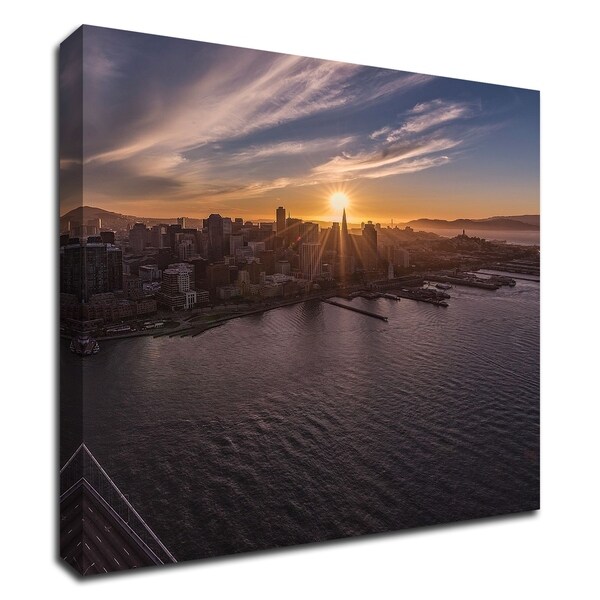 "Sunset Explosion 2" by Bruce Getty, Print on Canvas, Ready to Hang
