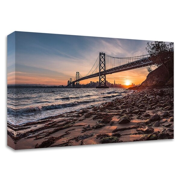 "Sunset from the Island 2" by Bruce Getty, Print on Canvas, Ready to Hang