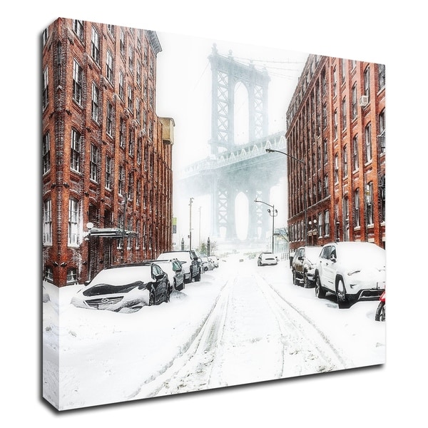 "The New York Blizzard 2" by Bruce Getty, Print on Canvas, Ready to Hang
