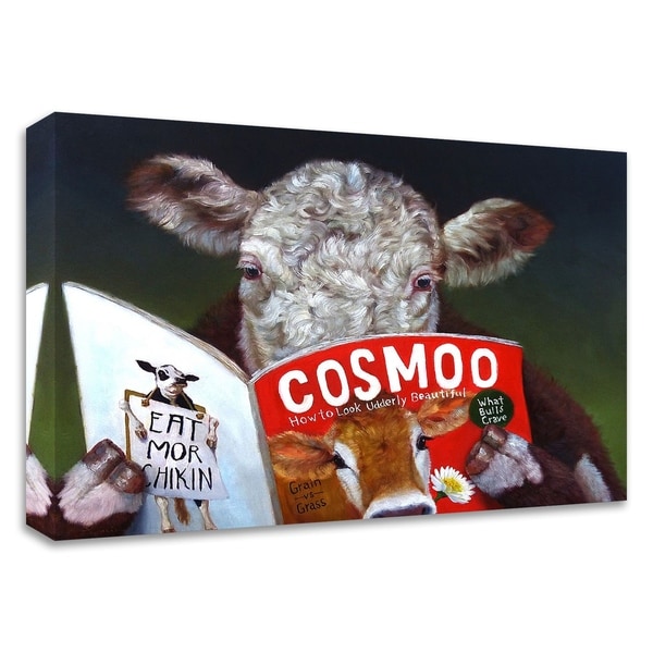 "Cow Tips" by Lucia Heffernan, Print on Canvas, Ready to Hang