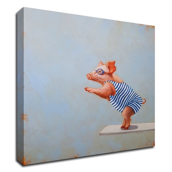 "The Plunge" by Lucia Heffernan, Print on Canvas, Ready to Hang