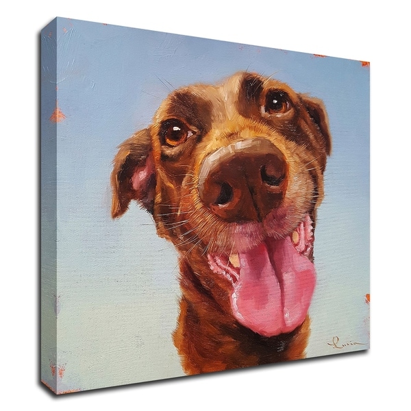 "Follow Your Nose 5" by Lucia Heffernan, Print on Canvas, Ready to Hang