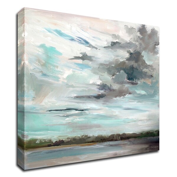 "Cloudy Days Don't Get Me Down" by Carol Hallock, Print on Canvas, Ready to Hang