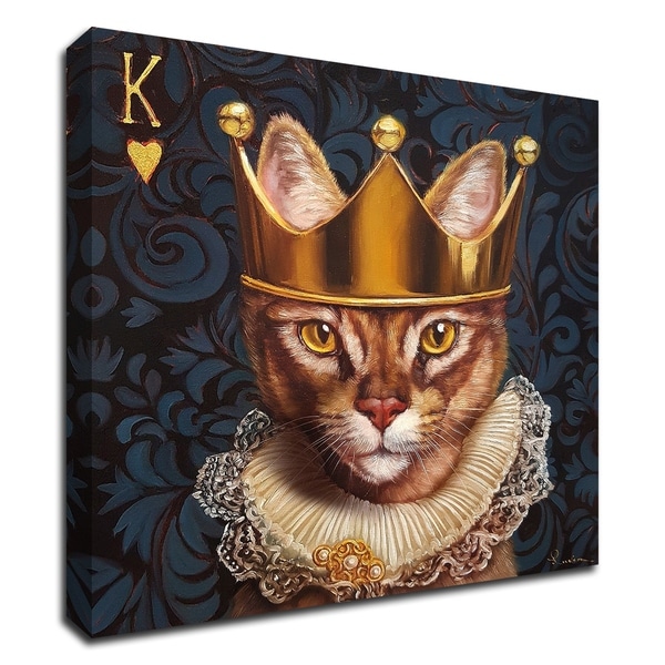"King of Hearts" by Lucia Heffernan, Print on Canvas, Ready to Hang
