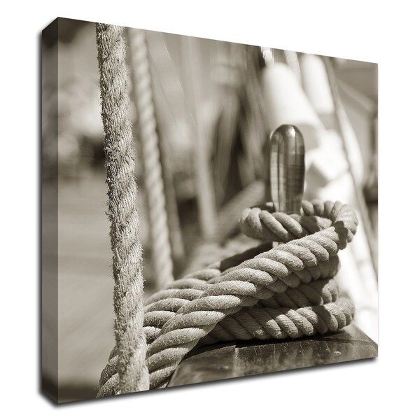 "Sail Rope" by PhotoINC Studio, Print on Canvas, Ready to Hang